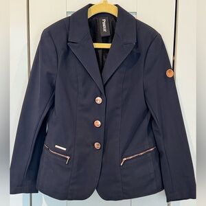 Pikeur equestrian youth show jacket. Navy size 128. US size 8